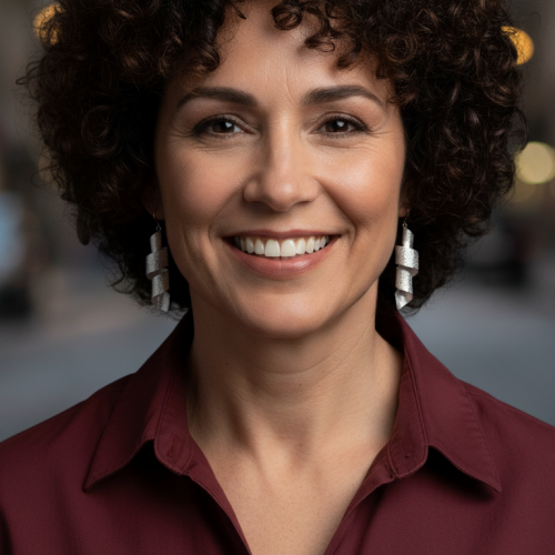 Long Curly Drop Earrings on Ear Pin