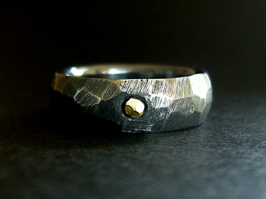 Oxidized Sterling Silver Wide Band Ring with Cheetah Print Pattern (Copy) (Copy) (Copy) (Copy)
